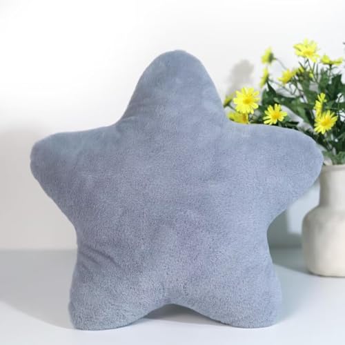 Bettschlange Kuschelkissen Kinder, Stern Kinderkissen, Weiche Flauschige Sternenkissen, Kissen Kinderzimmer Sternform Dekokissen für Mädchen & Jungen Zuhause Schlafzimmer,Grau,40x40cm Bettschlange Kuschelkissen Kinder, Stern Kinderkissen, Weiche Flauschige Sternenkissen, Kissen Kinderzimmer Sternform Dekokissen für Mädchen & Jungen Zuhause Schlafzimmer,Grau,40x40cm von Bettschlange