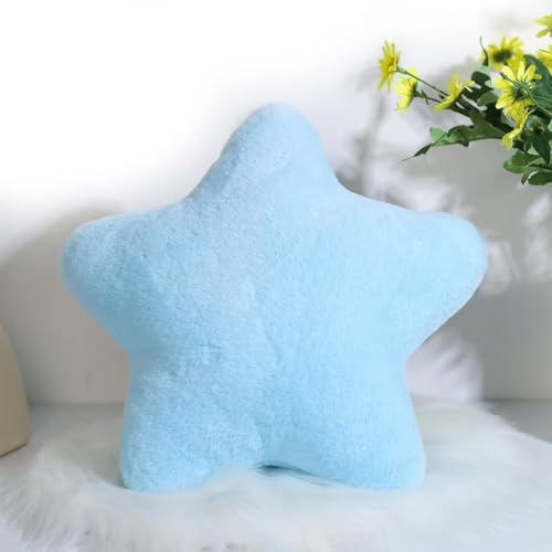 Bettschlange Kuschelkissen Kinder, Stern Kinderkissen, Weiche Flauschige Sternenkissen, Kissen Kinderzimmer Sternform Dekokissen für Mädchen & Jungen Zuhause Schlafzimmer,Himmelblau,30x30cm Bettschlange Kuschelkissen Kinder, Stern Kinderkissen, Weiche Flauschige Sternenkissen, Kissen Kinderzimmer Sternform Dekokissen für Mädchen & Jungen Zuhause Schlafzimmer,Himmelblau,30x30cm von Bettschlange