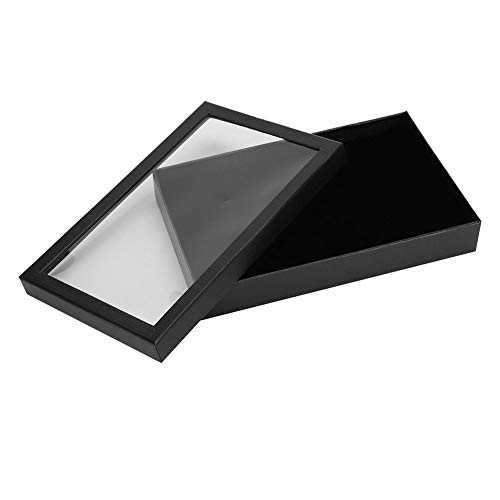 36 SLOT schmuckaufbewahrung, schmuckbox, Ring Ohrringe Anhänger Anzeige Fall Organizer schminktisch zubehör Flocking Schmuckhalter Aufbewahrungsbox(Schwarz) von Betued