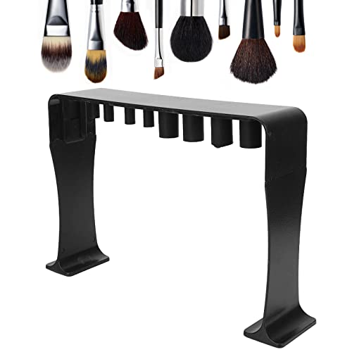 Make-up-Pinsel-Trockengestell, Pinsel-Trockner, Pinselhalter-Ständer, Magnetische 12-teilige Silikonkappen, Faltbarer Make-up-Pinsel-Trockenhalter von Betued