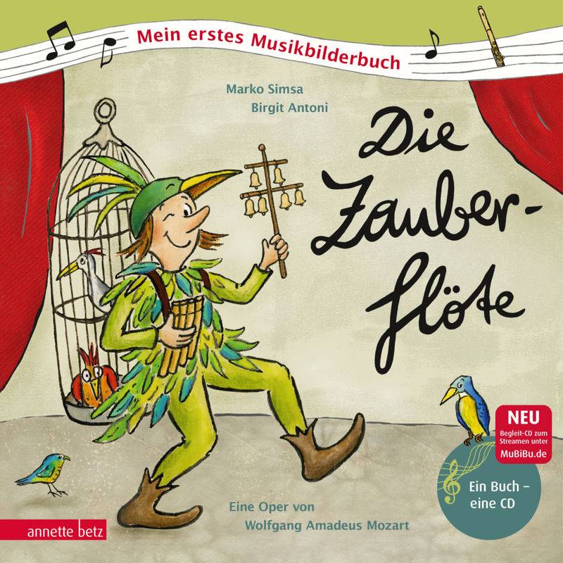 Die Zauberflöte (Mein Erstes Musikbilderbuch Mit Cd Und Zum Streamen) - Marko Simsa, Gebunden von Betz, Wien