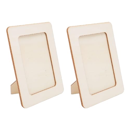 2 PCs Holzbilderrahmen, unvollendeter Holzfoto -Rahmen zum Geburtstag, Party, DIY -Malerei, Kunstprojekte, 19.1x14.1cm 2 PCs Holzbilderrahmen, unvollendeter Holzfoto -Rahmen zum Geburtstag, Party, DIY -Malerei, Kunstprojekte, 19.1x14.1cm von Beufee