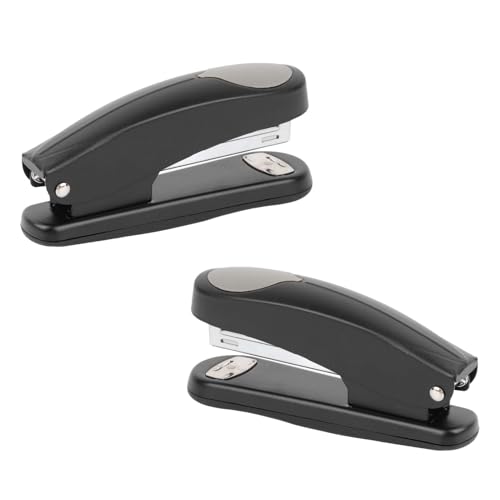 2pcs Desktop Hefter, 20 Blätter Kapazität kleiner Metallhefter Arbeitssparvorstellungen für Klassenzimmerschule Haus Schwarz 2pcs Desktop Hefter, 20 Blätter Kapazität kleiner Metallhefter Arbeitssparvorstellungen für Klassenzimmerschule Haus Schwarz von Beufee