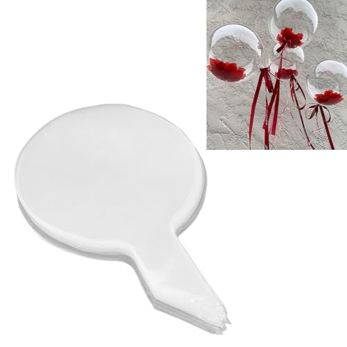 50 Stück Bobo-Luftballons, 18 Zoll große transparente Luftballons, modische Partydekoration für Hochzeit, Verlobung, Geburtstag 50 Stück Bobo-Luftballons, 18 Zoll große transparente Luftballons, modische Partydekoration für Hochzeit, Verlobung, Geburtstag von Beufee