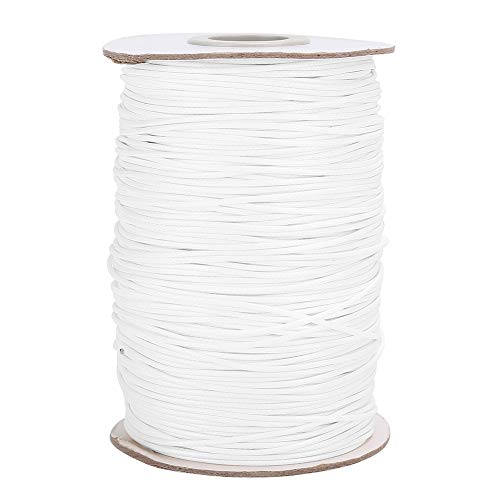 BEUFEE 160 m Yards Nylonkabel, geflochtener Fadenverkleidungs -Schnur -Faden für chinesisches Knoten -Halskettenschmuck, das Makramé -Perlen Macht (27# White) von Beufee