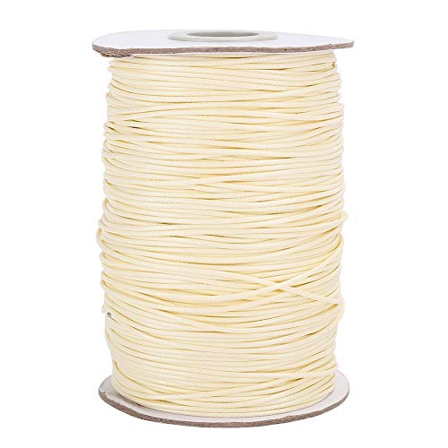 BEUFEE 160 m Yards Nylonkabel, geflochtener Fadenverkleidungs -Schnur -Faden für chinesisches Knoten -Halskettenschmuck, das Makramé -Perlen Macht (35# Beige) von Beufee