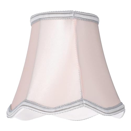 Beufee Glockenlampenschirme für Tisch, Lampenschirme Set von 3, Clip-On E14 Moderne Lampenschirme Dekoration Lampe Abdeckung Tischlampe für Home Schlafzimmer Hotel Shop Restaurant Dekor Rosa von Beufee