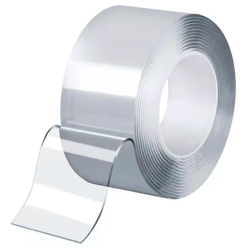 Beufee Doppelseitiges Klebeband, Hochleistungs-Klares Montage band Transparentes zweiseitiges Klebeband für Home Office Wand Poster von Beufee