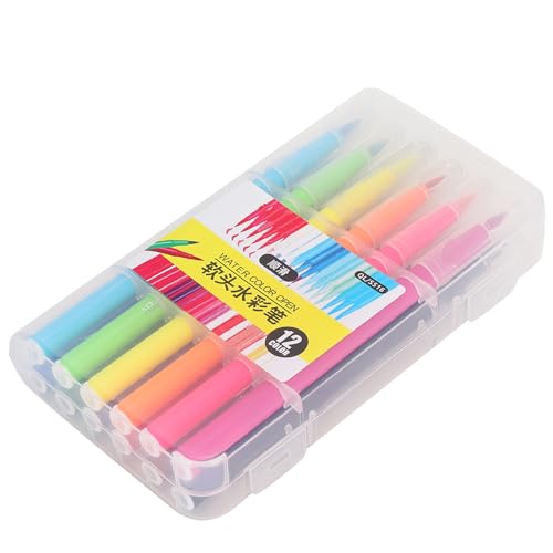 Beufee Pinselstifte, 12 Farben Pinselspitze Marker Stifte Farbige Marker Aquarellstifte Set Farbige Stifte Zeichenstifte Künstlermarker für Kalligraphie Beufee Pinselstifte, 12 Farben Pinselspitze Marker Stifte Farbige Marker Aquarellstifte Set Farbige Stifte Zeichenstifte Künstlermarker für Kalligraphie von Beufee