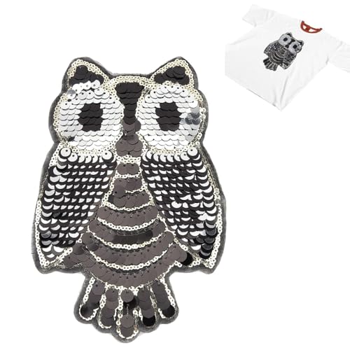 Euleneisen auf Patch, bestickte Vogel Nacht Owl Vögel Applique Bastelkleidung Accessoires Euleneisen auf Patch, bestickte Vogel Nacht Owl Vögel Applique Bastelkleidung Accessoires von Beufee