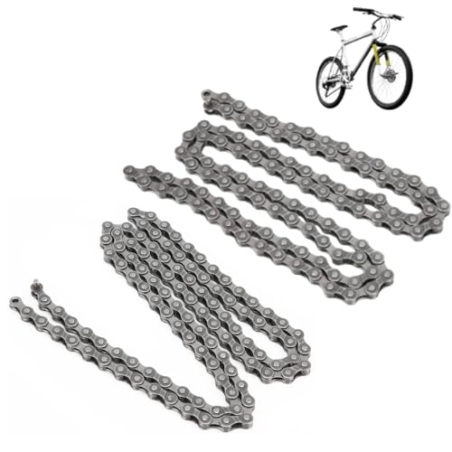 Fahrradkette, 2pcs 6 7 8 Speed ​​Bike Austausch wiederverwendbarer Ersatzstahl für Mountain Road Bike von Beufee