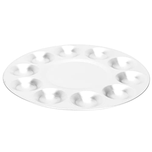 Farbschale Paletten, waschbare Aluminium Rundes Malblech für Handwerkskunstmalereien Farbschale Paletten, waschbare Aluminium Rundes Malblech für Handwerkskunstmalereien von Beufee