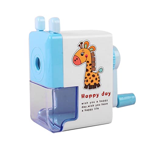 Handbuch Bleistiftspitzer, Mini Cute Hand Kurbelstifte Schärfer für das Häuserbüro im Klassenzimmer (Klingenkatze) (Blade Giraffe) von Beufee