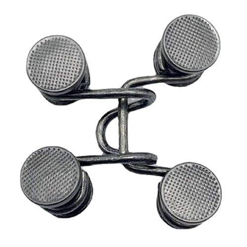 Hose Taille Straffung, verstellbare Taillenschnalle Keine Nähteile Einstellungsschnalle Abnehmbare dekorative Clips für lose Jeans oder Röcke (Gunmetal Grid) von Beufee