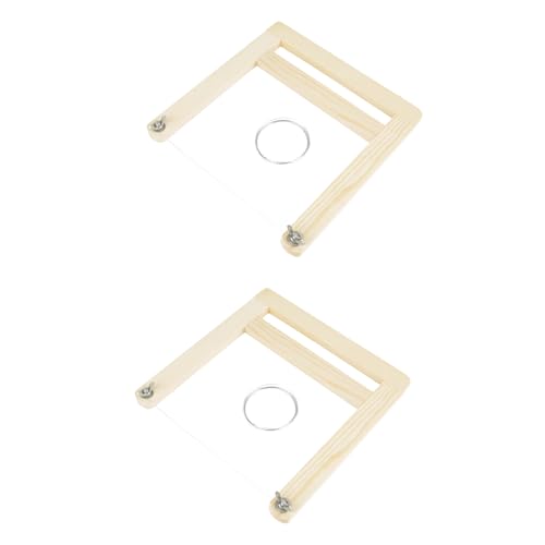 Seifenschneider, 2pcs Saitenschneidersägen Holzdrahtseife Butterschneider Draht Käseschneider Drahtschnitten Handwerkzeugwerkzeugwerkzeug von Beufee