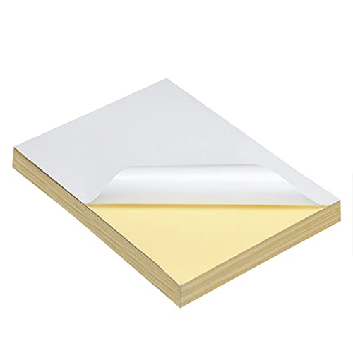 Selbstkleber Laminierblätter, 100pcs A4 High Sticky Printable Matt Self Adhäsive Vollblattaufkleberpapier für Drucker Selbstkleber Laminierblätter, 100pcs A4 High Sticky Printable Matt Self Adhäsive Vollblattaufkleberpapier für Drucker von Beufee