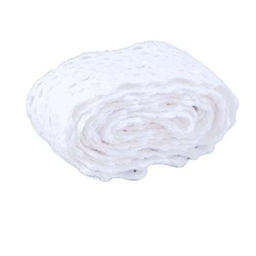 Weiße Baumwollspitzenverkleidung, 20 Yards Vintage -Bänder dekorative Accessoires für DIY -Kleidungsdekoration Weiße Baumwollspitzenverkleidung, 20 Yards Vintage -Bänder dekorative Accessoires für DIY -Kleidungsdekoration von Beufee