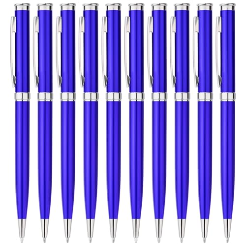 10 stück Kugelschreiber,Geschenke für männer,Ballpoint Pen,Ergonomische Schreibstifte Set,Drehkugelschreiber,Blaue Kugelschreiber mit Blaue Mine 10 stück Kugelschreiber,Geschenke für männer,Ballpoint Pen,Ergonomische Schreibstifte Set,Drehkugelschreiber,Blaue Kugelschreiber mit Blaue Mine von Beutrain