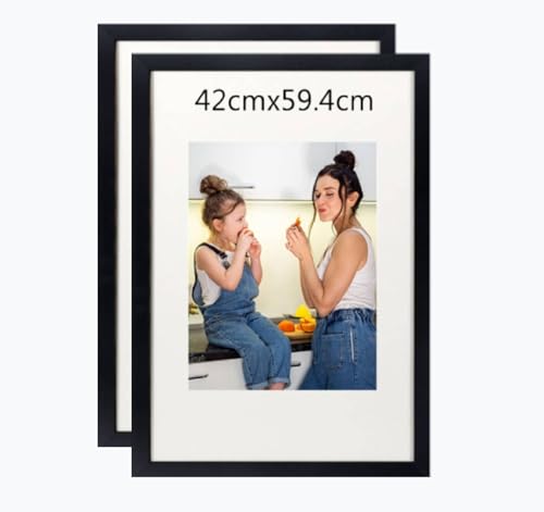 2er Set 42x59.4cm Bilderrahmen, MDF-Rahmen,Rahmen aus holz,Frame 42x59.4cm,Wand Bilderrahmen Moderner Fotorahmen,Perfekt zum Verschenken,Schwarz 2er Set 42x59.4cm Bilderrahmen, MDF-Rahmen,Rahmen aus holz,Frame 42x59.4cm,Wand Bilderrahmen Moderner Fotorahmen,Perfekt zum Verschenken,Schwarz von Beutrain