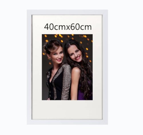 40x60cm Bilderrahmen, MDF-Rahmen,Rahmen aus holz,Frame 40x60cm,Wand Bilderrahmen Moderner Fotorahmen,Perfekt zum Verschenken,Weiß von Beutrain