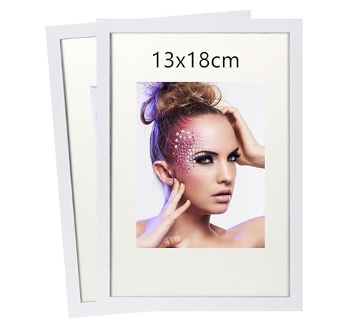6 Stück Bilderrahmen 13x18, Rahmen aus holz,Frame 13x18,MDF-Rahmen Wand Bilderrahmen Moderner Fotorahmen,Schwarz,Perfekt zum Verschenken von Beutrain