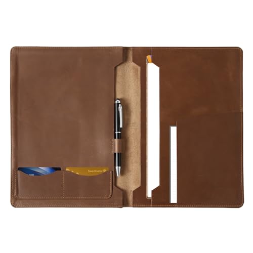 Bevel & Awl Folio-Notizblock, 100 % reines Leder, Portfolio-Ordner, 20,3 x 27,9 cm, Padfolio für Damen und Herren, Lebenslaufhalter, Notizbuch, Business-Portfolio-Ordner, Organizer, Karamellbraun Bevel & Awl Folio-Notizblock, 100 % reines Leder, Portfolio-Ordner, 20,3 x 27,9 cm, Padfolio für Damen und Herren, Lebenslaufhalter, Notizbuch, Business-Portfolio-Ordner, Organizer, Karamellbraun von Bevel & Awl