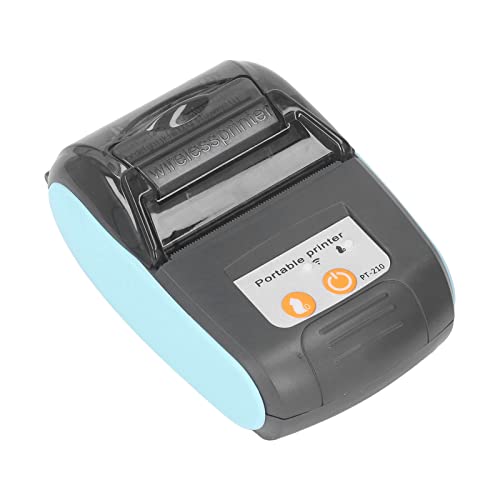 Bluetooth-Belegdrucker, Tragbarer 58-mm-Mini-Thermo-Pos-Drucker, Mobiler Kabelloser Thermodrucker für Restaurantverkäufe, Einzelhandel, Kompatibel mit Android (Mit Aufbewahrungstasche) von Bewinner