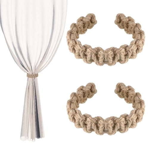 Bewudy 2 Stück Boho Vorhang Raffhalter, Geflochtener Vorhang Raffhalter Handgestrickte Geflochtene Geflochtene Vorhänge Zubehör Für Vorhänge Für Draußen Zuhause Büro Dekorative Bewudy 2 Stück Boho Vorhang Raffhalter, Geflochtener Vorhang Raffhalter Handgestrickte Geflochtene Geflochtene Vorhänge Zubehör Für Vorhänge Für Draußen Zuhause Büro Dekorative von Bewudy