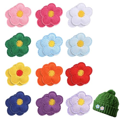 Bewudy 24 Stück Blume Patches zum Aufbügeln, Bunte Blumen Applikationen Flicken zum Aufbügeln Aufnäher zum Aufbügeln, Bügelbild Aufbügelflicken für Kleidung Hut Jeans Jacken Rucksäcke DIY (2,3cm) Bewudy 24 Stück Blume Patches zum Aufbügeln, Bunte Blumen Applikationen Flicken zum Aufbügeln Aufnäher zum Aufbügeln, Bügelbild Aufbügelflicken für Kleidung Hut Jeans Jacken Rucksäcke DIY (2,3cm) von Bewudy