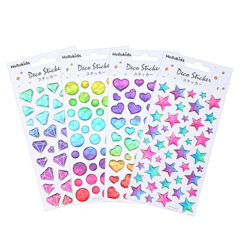 Bewudy 4 Stück 3D Aufkleber Sterne, Glitzersteine Selbstklebend Diamant Glitzer Sticker Kinder Strasssteine Aufkleber Kristall Glitzer Sticker Für DIY Handwerke Scrapbooking Dekoration Bewudy 4 Stück 3D Aufkleber Sterne, Glitzersteine Selbstklebend Diamant Glitzer Sticker Kinder Strasssteine Aufkleber Kristall Glitzer Sticker Für DIY Handwerke Scrapbooking Dekoration von Bewudy