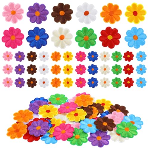 Bewudy 48 Stück Patches zum Aufbügeln Blumen, Flicken Aufbügeln Kinder Aufnähen Kinder Blumtickte Bunte Aufnäher Gänseblümchen Bunt für Hut Jeans DIY Zubehör en Bes Bewudy 48 Stück Patches zum Aufbügeln Blumen, Flicken Aufbügeln Kinder Aufnähen Kinder Blumtickte Bunte Aufnäher Gänseblümchen Bunt für Hut Jeans DIY Zubehör en Bes von Bewudy