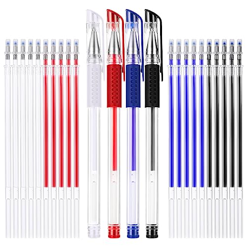 Bewudy 4pcs Hitze löschbare Stifte für Stoff mit 20 Nachfüllungen, 4 Farben Stoff Markierung Stifte Stoff Marker für Quilten Nähen DIY Dressmaking Stoffe Kreide Hitze löschen Stifte Stoffen Bewudy 4pcs Hitze löschbare Stifte für Stoff mit 20 Nachfüllungen, 4 Farben Stoff Markierung Stifte Stoff Marker für Quilten Nähen DIY Dressmaking Stoffe Kreide Hitze löschen Stifte Stoffen von Bewudy
