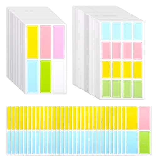 Bewudy 780 Stück Bunte Etiketten Selbstklebend, Rechteckige Wasserdichte Klebeetiketten 6 Farben Klebe Etiketten Beschreibbar Gefrieretiketten für Glasflasche Getränkeflaschen Plastikdosen (3 Größen) Bewudy 780 Stück Bunte Etiketten Selbstklebend, Rechteckige Wasserdichte Klebeetiketten 6 Farben Klebe Etiketten Beschreibbar Gefrieretiketten für Glasflasche Getränkeflaschen Plastikdosen (3 Größen) von Bewudy