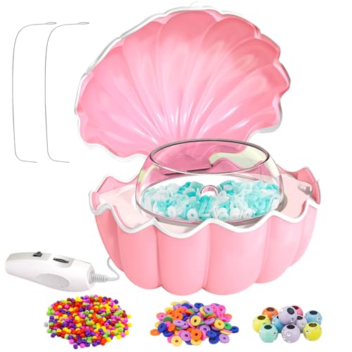 Armband-Spinner, elektrische Muschelform, Taillenperlenspinner, automatischer Schmuckhersteller, verstellbare Perlenmaschine, USB-Aufladung für Heimhandwerk, Halskette Armband-Spinner, elektrische Muschelform, Taillenperlenspinner, automatischer Schmuckhersteller, verstellbare Perlenmaschine, USB-Aufladung für Heimhandwerk, Halskette von Bexdug