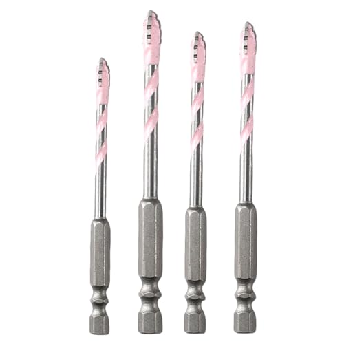 Bexdug Beton Bohrerset,4er-Set Ziegelbohrer Mit Exzentrischer Verzahnung - Universeller 4-Schneiden Hochfester Steinbohrer Für Glas Trockenbau Metall Fliesen Holz Keramik Beton Porzellan Bexdug Beton Bohrerset,4er-Set Ziegelbohrer Mit Exzentrischer Verzahnung - Universeller 4-Schneiden Hochfester Steinbohrer Für Glas Trockenbau Metall Fliesen Holz Keramik Beton Porzellan von Bexdug