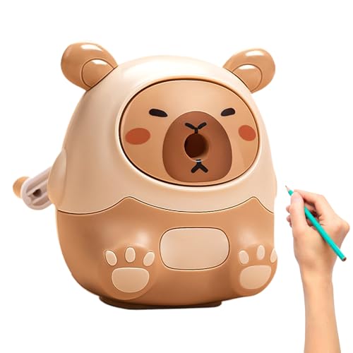 Bexdug Bleistiftspitzer Handheld, Bleistiftschärfer,Cartoon Manual Bleistiftschärfer | Süßes Capybara -Form -Handheld -Schärfen -Werkzeug für Kinderschüler School Kunstartikel Bexdug Bleistiftspitzer Handheld, Bleistiftschärfer,Cartoon Manual Bleistiftschärfer | Süßes Capybara -Form -Handheld -Schärfen -Werkzeug für Kinderschüler School Kunstartikel von Bexdug