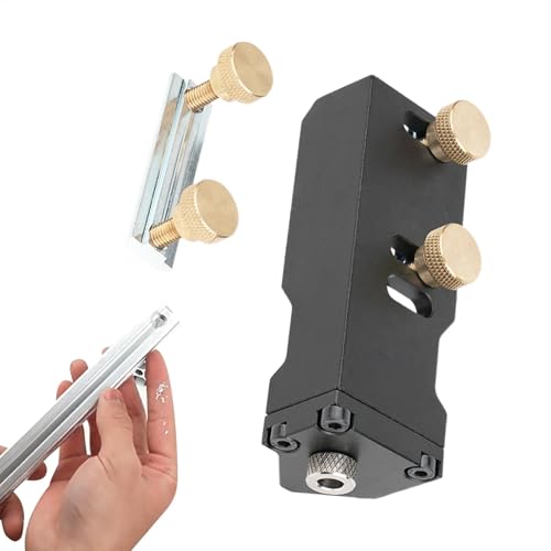 Bexdug Bohrer -Loch -Schablone, Bohranleitung | Stanzwerkzeug für mechanische Geräte | Einstellbare und tragbare Präzisions -Stanz -Jig -Anhang zum Bohren gerade Löcher von Bexdug