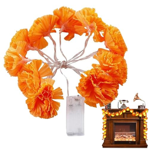 Bexdug LED-Ringelblumen-Girlande, Ringelblumen-Girlande mit Lichtern,Beleuchtete Ringelblumen | Batteriebetriebene Diwali-Dekorationen für Zuhause, Halloween, Diwali Deepavali, Heimdekoration Bexdug LED-Ringelblumen-Girlande, Ringelblumen-Girlande mit Lichtern,Beleuchtete Ringelblumen | Batteriebetriebene Diwali-Dekorationen für Zuhause, Halloween, Diwali Deepavali, Heimdekoration von Bexdug