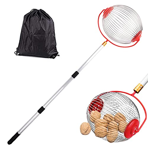 Bexdug Nuss-Sammler | Nusssammler Rollender Nusssammler - Pekannuss-Pflücker-Obermaterial mit Aufbewahrungstasche für Eicheln, Hickory-Nüsse, Stachelbälle, Golf Bexdug Nuss-Sammler | Nusssammler Rollender Nusssammler - Pekannuss-Pflücker-Obermaterial mit Aufbewahrungstasche für Eicheln, Hickory-Nüsse, Stachelbälle, Golf von Bexdug