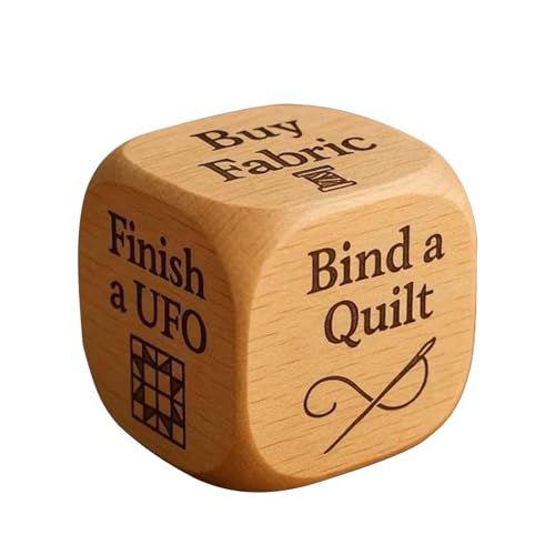 Bexdug Quilting Decision Dice – Häkelaufgaben, Würfel – Holzaufgaben-Werkzeug zum Wickeln, Nähen, Quilten, Stricken, Häkeln, Weben, Sticken, Heimstudio Bexdug Quilting Decision Dice – Häkelaufgaben, Würfel – Holzaufgaben-Werkzeug zum Wickeln, Nähen, Quilten, Stricken, Häkeln, Weben, Sticken, Heimstudio von Bexdug