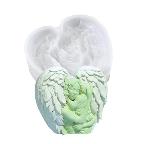 Bexdug Silikonformen Für Kerzen | Epoxidharz Gießform - Engel-Dekorformen Für Resin-Kunsthandwerk Deko Für Zuhause Tischdekoration von Bexdug