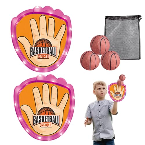 Bexdug Sticky Ball Catch Game, Toss Catch Ball Toy Set | Sticky-Ball-Wurfspielset - Baseball-Trainingsspielzeug mit verstellbaren Riemen für Familientreffen, Geburtstagsfeiern, Campingausflüge und Bexdug Sticky Ball Catch Game, Toss Catch Ball Toy Set | Sticky-Ball-Wurfspielset - Baseball-Trainingsspielzeug mit verstellbaren Riemen für Familientreffen, Geburtstagsfeiern, Campingausflüge und von Bexdug