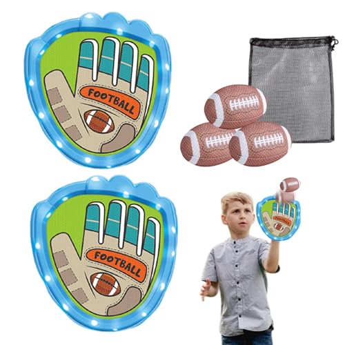 Bexdug Wurf- und Fangball-Spielzeugset, Wurf- und Fangballspiel | -Sticky-Ball-Wurfspiel-Spielzeug | Mehrzweck-Baseball-Trainingsspielzeug für Campingausflüge, Karneval im Freien, von Bexdug