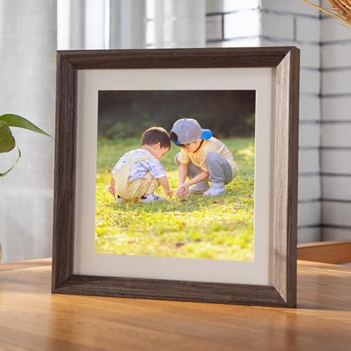 Beydodo Bilderrahmen Holz 45x45 CM Braun Einzeln, Holzrahmen Braun Quadratisch Bilderrahmen für Fotos, Bilder und Puzzle Beydodo Bilderrahmen Holz 45x45 CM Braun Einzeln, Holzrahmen Braun Quadratisch Bilderrahmen für Fotos, Bilder und Puzzle von Beydodo