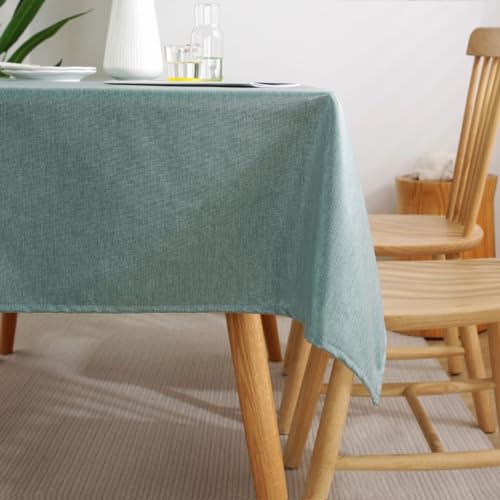 Beydodo Tischdecken für Draußen 135x180CM, Tischtuch Outdoor Nordisch Einfarbig Tischdecken Abwaschbar Rechteckig Cyan Beydodo Tischdecken für Draußen 135x180CM, Tischtuch Outdoor Nordisch Einfarbig Tischdecken Abwaschbar Rechteckig Cyan von Beydodo
