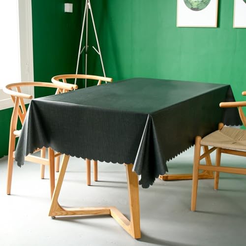 Beydodo Tischtuch Dunkelgrün 140x220, Tischdecken Outdoor Eckig Einfarbig Modern Tischdecke Abwaschbar für Draußen Beydodo Tischtuch Dunkelgrün 140x220, Tischdecken Outdoor Eckig Einfarbig Modern Tischdecke Abwaschbar für Draußen von Beydodo