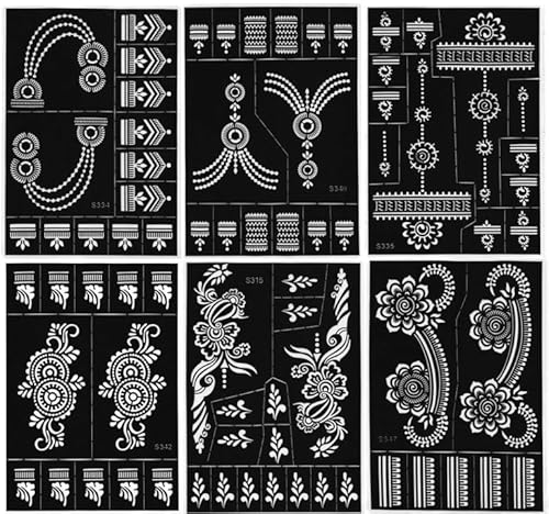 6 Grosse Blatt Tattoo Schablone Tattoo Vorlage Tattoo Stencils Nenna 6 von BeyondTattoos