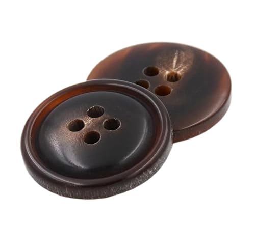 Hornknöpfe mit vier Löchern, 15 mm, 8 Stück Hornknöpfe mit vier Löchern, 15 mm, 8 Stück von Bfjpofi