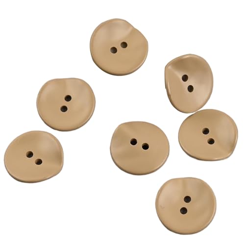 Knöpfe, Kunstharz, 15 mm, 20 mm, Khaki, 15 mm, 10 Stück, 10 Stück Knöpfe, Kunstharz, 15 mm, 20 mm, Khaki, 15 mm, 10 Stück, 10 Stück von Bfjpofi