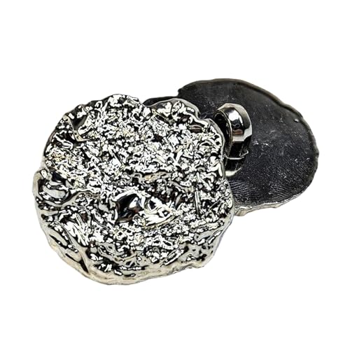 Knöpfe in Metalloptik, unregelmäßig geformt, 12 mm - 38 mm (Roségold, 38 mm, 10 Stück), 10 Stück von Bfjpofi